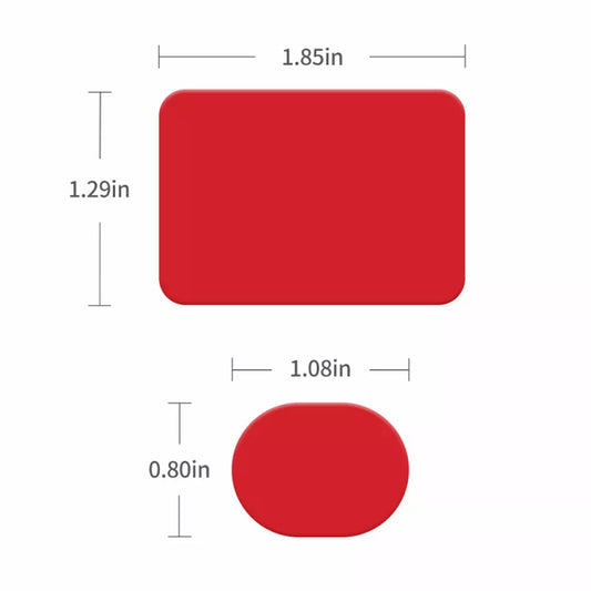 SPARE FRONT AND REAR ADHESIVE PADS STICKERS FOR T130 2CH/3CH