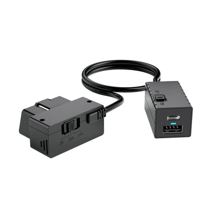 VIOFO OP100 OBD-II Power Cable for Dash Cam, 24H Parking Mode with Low Voltage Protection