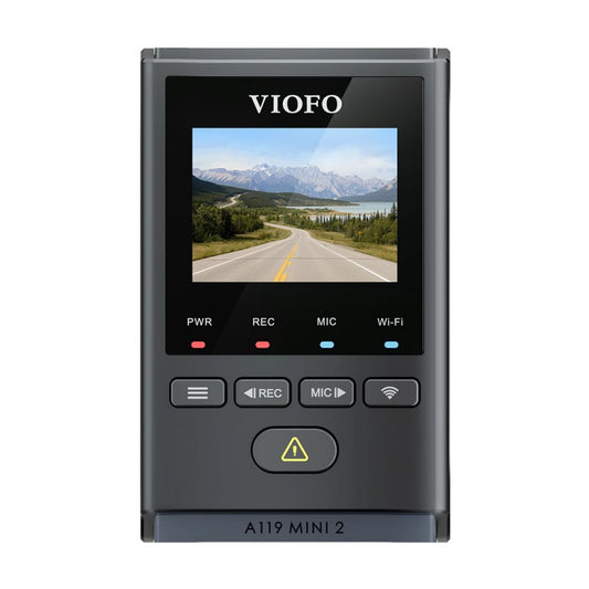 VIOFO A119 MINI 2 VOICE CONTROL 2K 60FPS 5GHZ WIFI DASH CAMERA WITH SONY STARVIS 2 IMAGE SENSOR HDR SUPER NIGHT SENSIBILITY