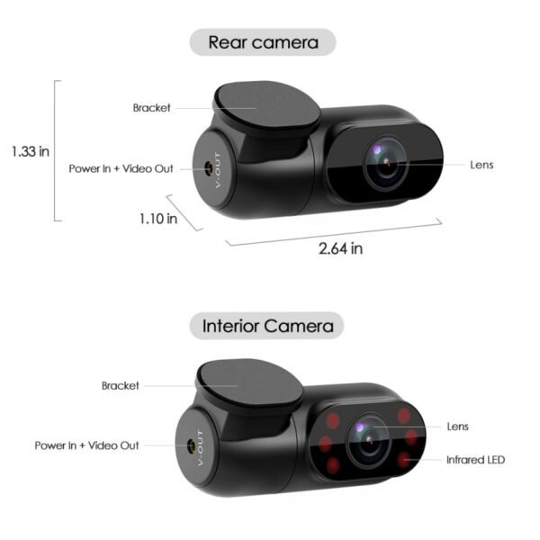 VIOFO A139 PRO 2CH 4K HDR FRONT AND REAR DASHCAM SONY IMX678 IMX2 Sensor